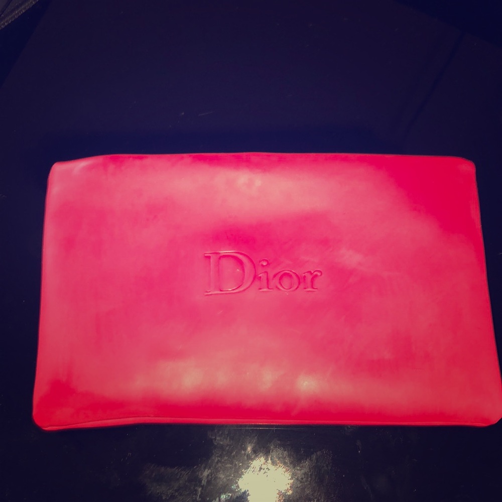 Christian Dior makeup bag